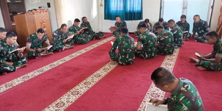 Hubdam I/BB Perbanyak Amalan Ibadah di bulan Suci Ramadhan dengan Tadarus Qur’an