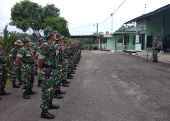 Staflat Hubdam I/BB Menyelenggarakan Latihan Perorangan Dasar