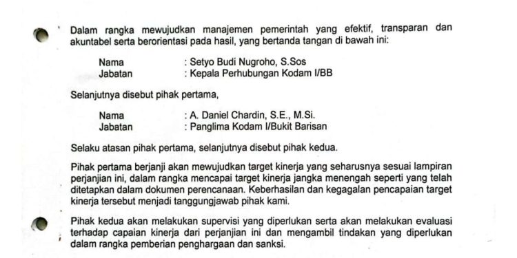 Perjanjian Kinerja Tahun 2023