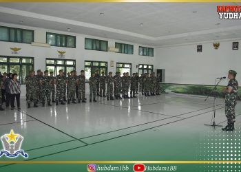 Hubdam I/BB Gelar Apel Pemberangkatan Cuti Lebaran