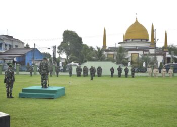 Hubdam I/BB Menggelar Upacara Bendera 17-AN Bulan Mei 2024