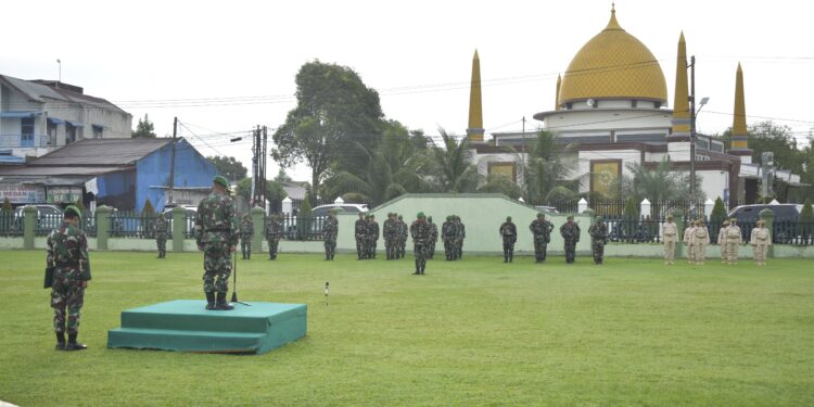 Hubdam I/BB Menggelar Upacara Bendera 17-AN Bulan Mei 2024