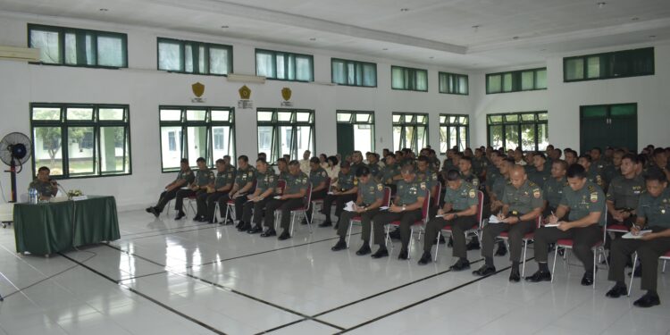 Kahubdam I/BB Berikan Arahan pada Jam Pimpinan di Aula Nirbhya Hubdam I/BB