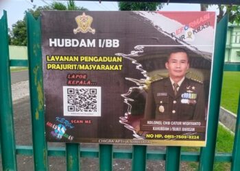 Spanduk Zona Integritas Hubdam I/BB