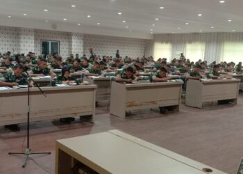 Personel Sound system Denhubdam I/BB : mendapat Apresiasi dari Panitia Penyelenggara Tes Akademik Secapa Reg