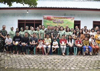 Dalam Rangka HUT Ke-79 Komlekad, Hubdam I/Bukit Barisan Gelar Anjangsana ke Panti Asuhan dan Kunjungi Anggota yang Sakit