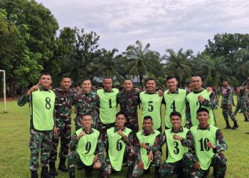 Dobrak Batas Lelah, Prajurit Hubdam I/BB Ikut lomba Lari Cross Country