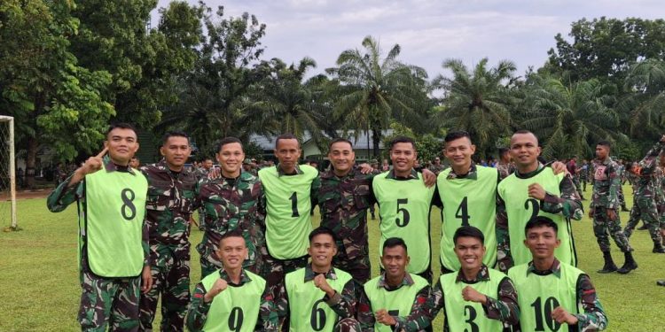 Dobrak Batas Lelah, Prajurit Hubdam I/BB Ikut lomba Lari Cross Country