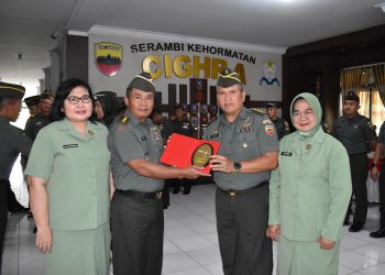 Personel Hubdam I/BB Laksanakan Upacara Serah Terima Jabatan dan Purna Tugas