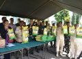 TNI Bersama Bulog Gelar Gerakan Pangan Murah di Mahubdam I/BB, 1 Ton Beras Ludes Terjual