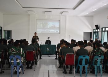 Kahubdam I/BB Tegaskan Profesionalisme dan Disiplin dalam Jam Pimpinan