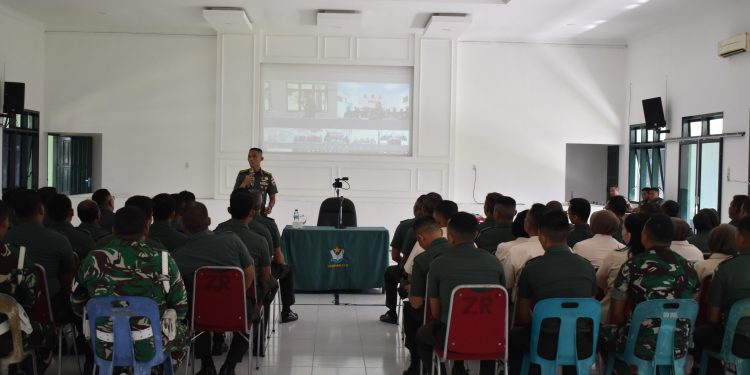 Kahubdam I/BB Tegaskan Profesionalisme dan Disiplin dalam Jam Pimpinan